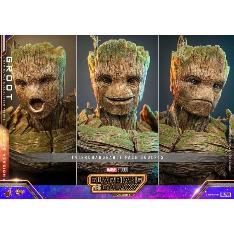 Hot Toys Marvel Movie Masterpiece Groot Collectible Figure